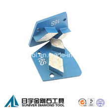 Rhombus Concrete Trapezoid Diamond Grinding Segment